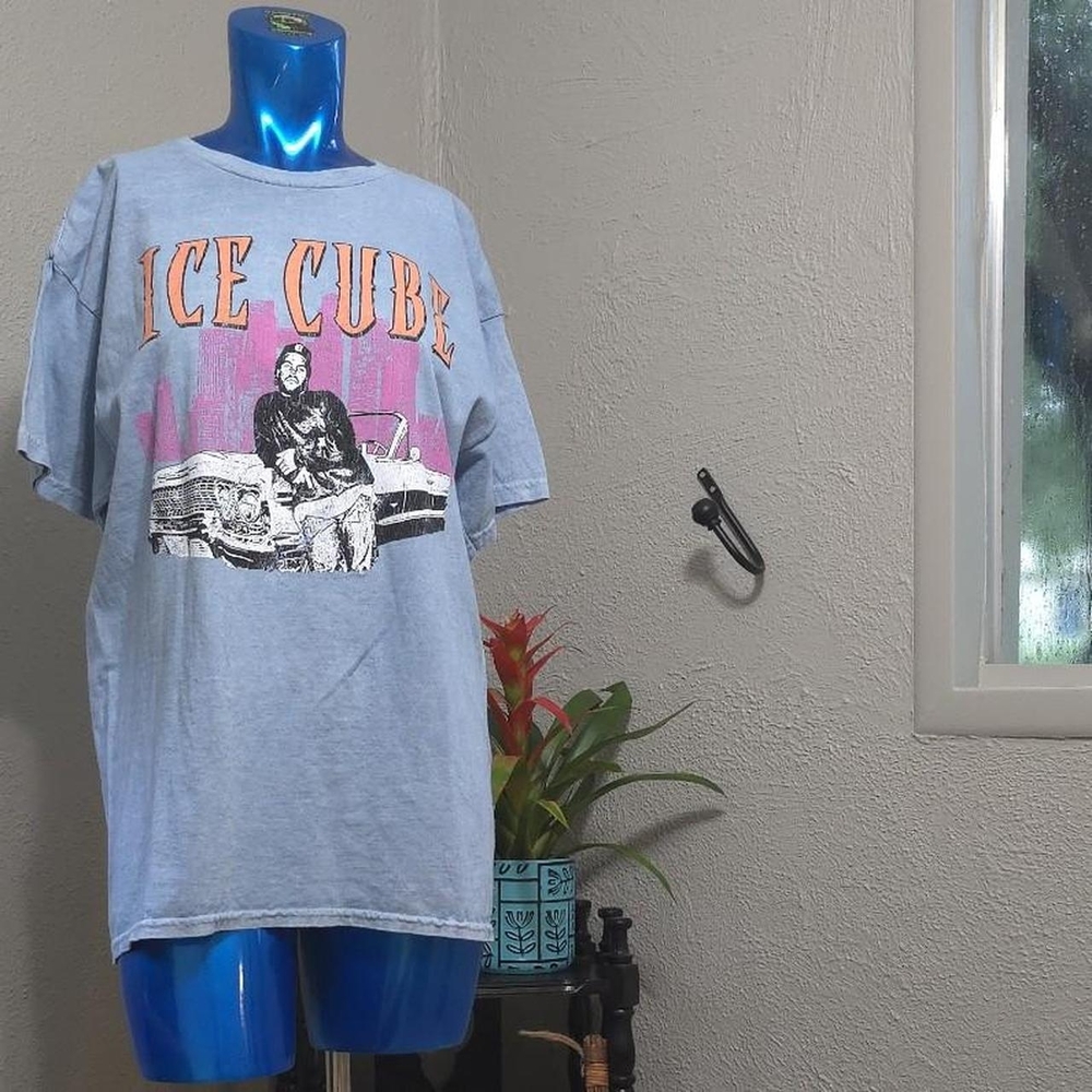 Ice Cube Graphic Tee - Blue